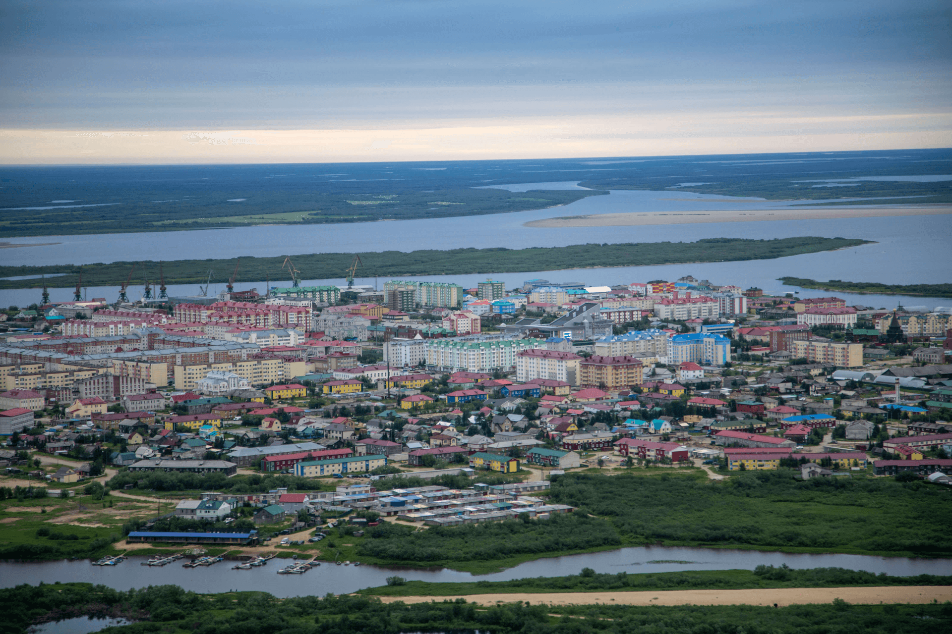 Вид на Нарьян-Мар